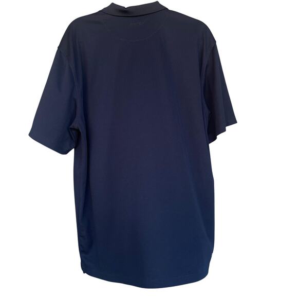 Ariat Tek Polo Shirt Mens XL Navy Blue Heat Series Performance Golf Outdoor - Picture 2 of 11